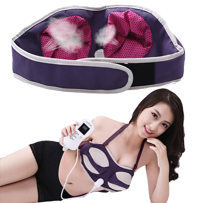Women Breast Enhancer Massager Bra With Infrared Therapy Magnetotherapy Function Auto Heating Breast Enlarger Bra Enlargement