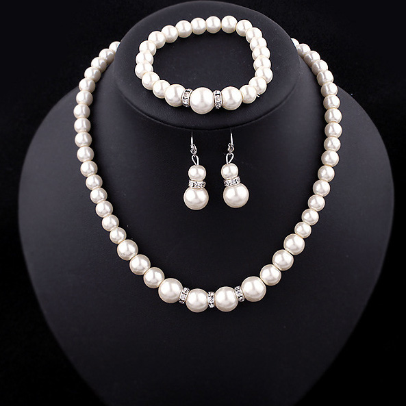 2019 Hot Sale Fashion Custom Jewelry Sets Pearl Bracelet Necklace Wedding Bridal Accessories for Woman, White
2019 Hot Sale Fashion Custom Jewelry Sets Pearl Bracelet Necklace Wedding Bridal Accessories for Woman, White
