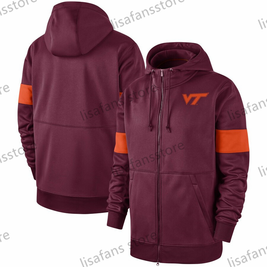 Virginia Tech Hokies Sweatshirts tops On-Court Basketball Player Showtime Sideline Performance Full-Zip Hoodies Mens College Jackets, Black
Virginia Tech Hokies Sweatshirts tops On-Court Basketball Player Showtime Sideline Performance Full-Zip Hoodies Mens College Jackets, Black