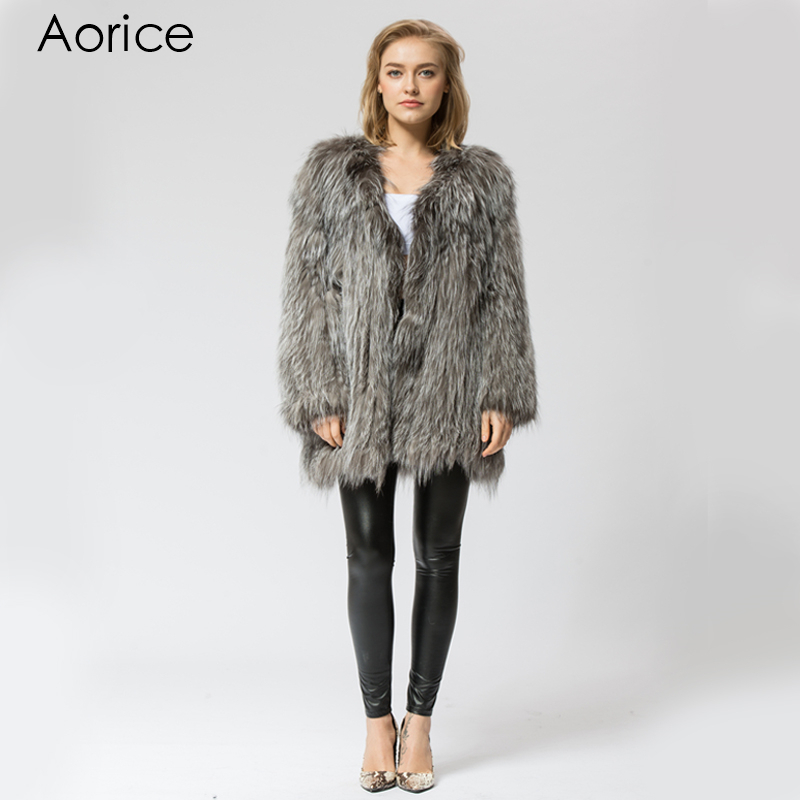 CR055 knitted Real silver fur coat jacket over size women' fashion winter warm fur coats, As pic
CR055 knitted Real silver fur coat jacket over size women' fashion winter warm fur coats, As pic
