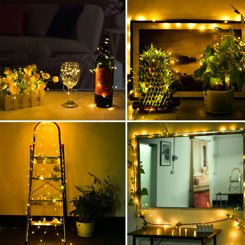 Fairy LED String Lights 5M 10M Battery USB Powered Copper Wire Lights for Wedding Party Garden Yard Home Room Christmas Indoor Outdoor Decor
Fairy LED String Lights 5M 10M Battery USB Powered Copper Wire Lights for Wedding Party Garden Yard Home Room Christmas Indoor Outdoor Decor
