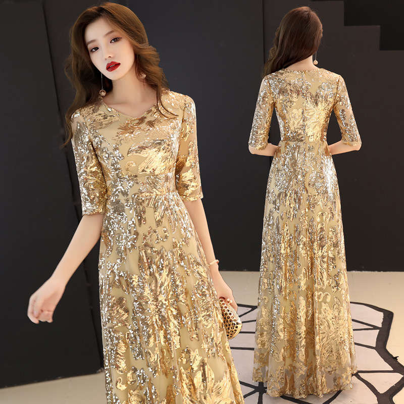 Long Glitz Evening Dresses 2020 Puffy V-neck Cap Sleeve Saudi Arabia Burgundy Women Lebanon Formal Evening Gowns Prom dresses