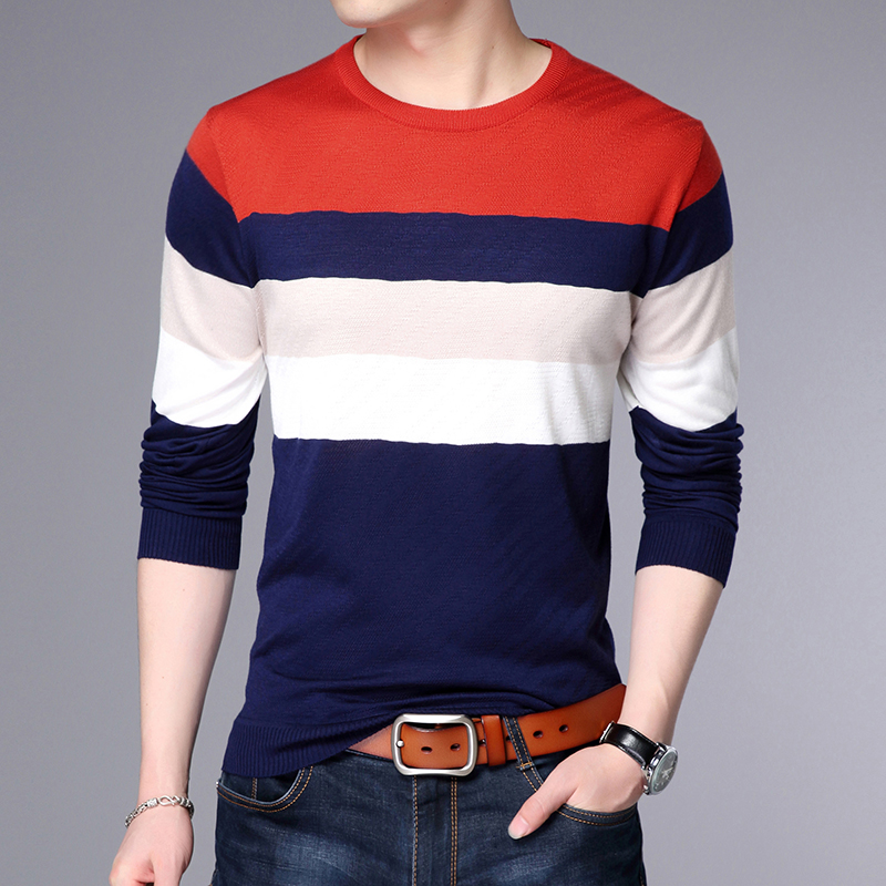 autumn winter sweater Men' long-sleeved casual Slim tide striped round neck Knitted sweaters 1087, 06
autumn winter sweater Men' long-sleeved casual Slim tide striped round neck Knitted sweaters 1087, 06