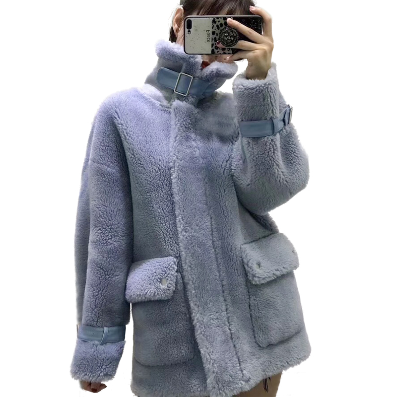 Sheep Fur Jacket Women Wholesale 2019 New Winter Women' Fashion Casual Fur Motorcycle Coats Jackets, Beige
Sheep Fur Jacket Women Wholesale 2019 New Winter Women' Fashion Casual Fur Motorcycle Coats Jackets, Beige