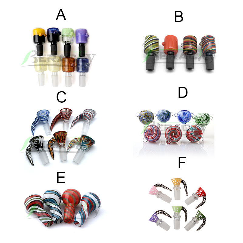 Beracky 6 Styles US Color 14mm 18mm Male Glass Bowl Wig Wag Bowls Piece Smoking Accessories For Glass Water Bongs Dab Rigs Pipes
Beracky 6 Styles US Color 14mm 18mm Male Glass Bowl Wig Wag Bowls Piece Smoking Accessories For Glass Water Bongs Dab Rigs Pipes