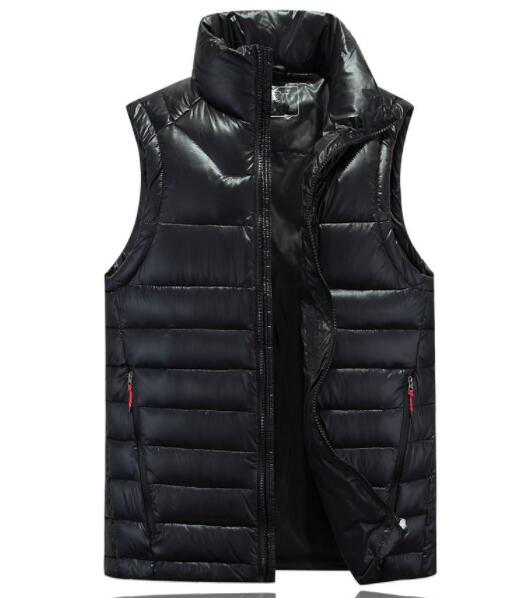 Winter Mens Down Vest Solid Color With Pockets Stand Collar Waistcoat waterproof Windproof Outdoor Coat White Duck Down vest, Black
Winter Mens Down Vest Solid Color With Pockets Stand Collar Waistcoat waterproof Windproof Outdoor Coat White Duck Down vest, Black