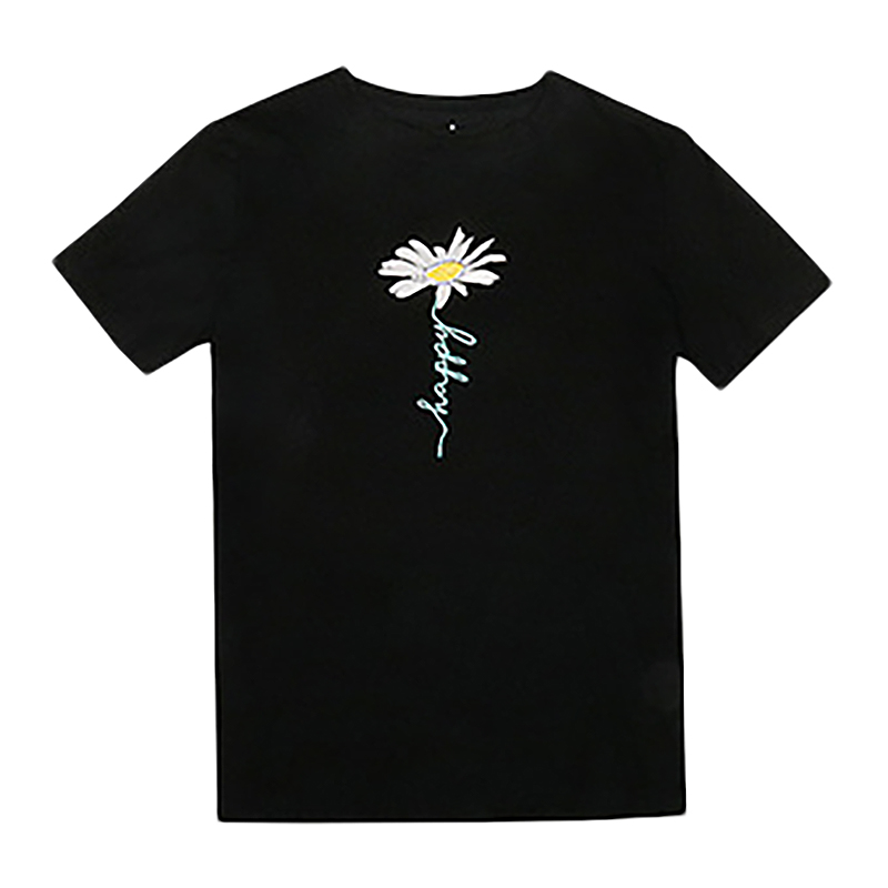 New Daisy Flower Print Tshirts Casual Streetwear Short Sleeve Tops Tees Women Hip Hop Fashion Summer T Shirts female, Black
New Daisy Flower Print Tshirts Casual Streetwear Short Sleeve Tops Tees Women Hip Hop Fashion Summer T Shirts female, Black