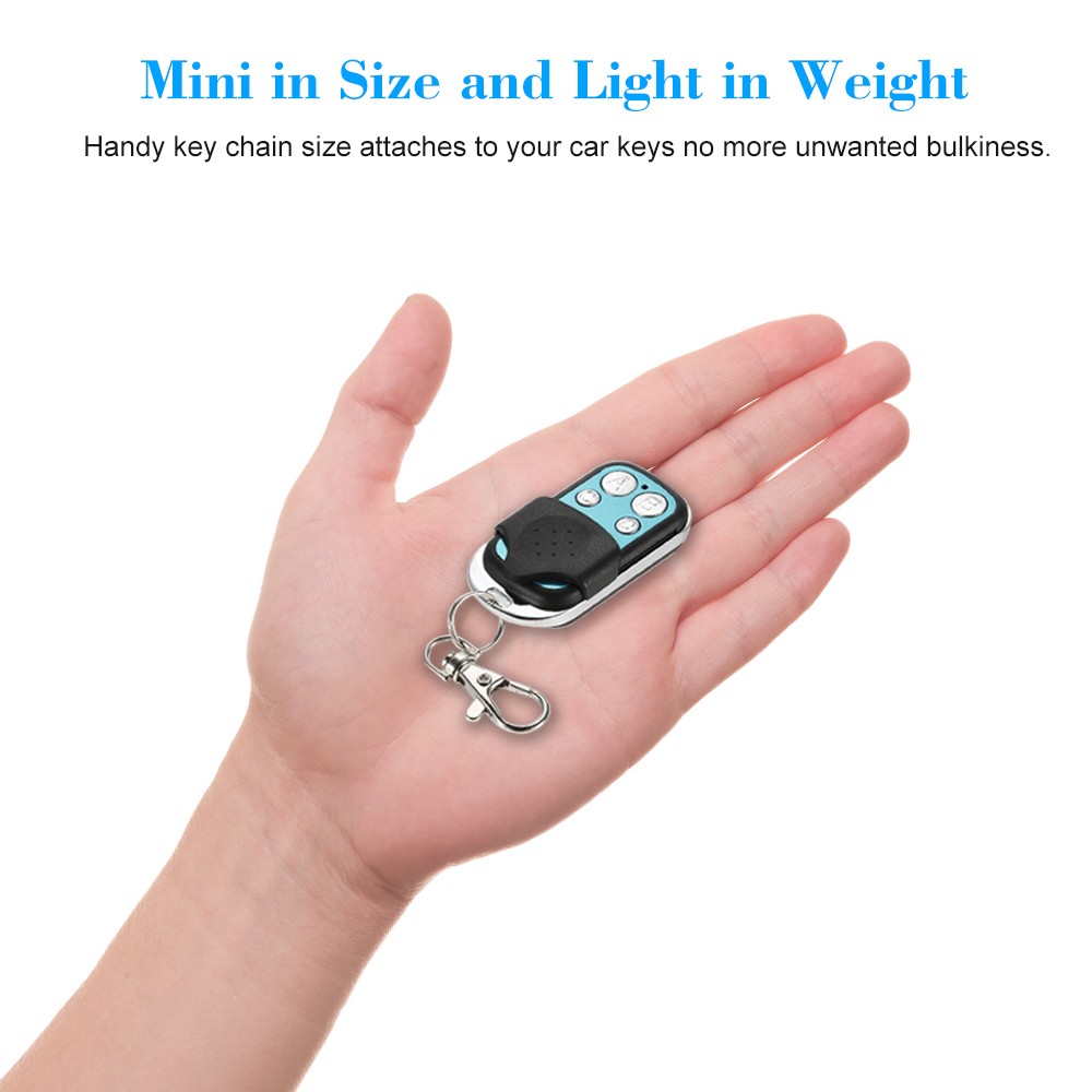 433MHz Universal Wireless Remote Control Switch Receiver RF 4 Button Duplicator Copy Code Cloning Key for Car Gate Garage Door - view 6