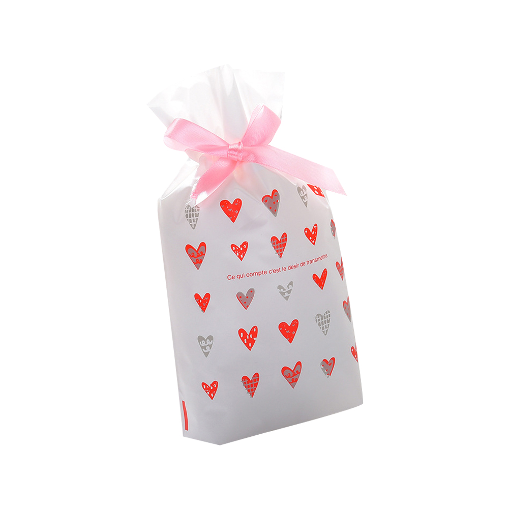 Biscuit Bag 50Pcs White Heart Pattern Plastic Bag Candy With Silk Ribbon Cookie Treat Love
Biscuit Bag 50Pcs White Heart Pattern Plastic Bag Candy With Silk Ribbon Cookie Treat Love