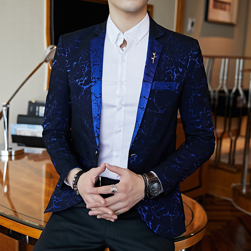 Luxury Party Prom Suit Jacket Fashion Men's Printed Slim Suit Jacket Elegant Wedding Best Men Blazer Wine Red Blue Black Blazer
Luxury Party Prom Suit Jacket Fashion Men's Printed Slim Suit Jacket Elegant Wedding Best Men Blazer Wine Red Blue Black Blazer