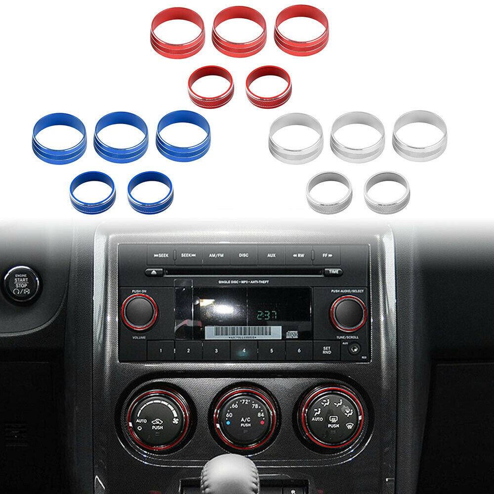 5pcs Air Conditioner & CD Switch Knob Trim Ring Cover for Dodge Challenger 09-14 Auto Interior Accessories
5pcs Air Conditioner & CD Switch Knob Trim Ring Cover for Dodge Challenger 09-14 Auto Interior Accessories