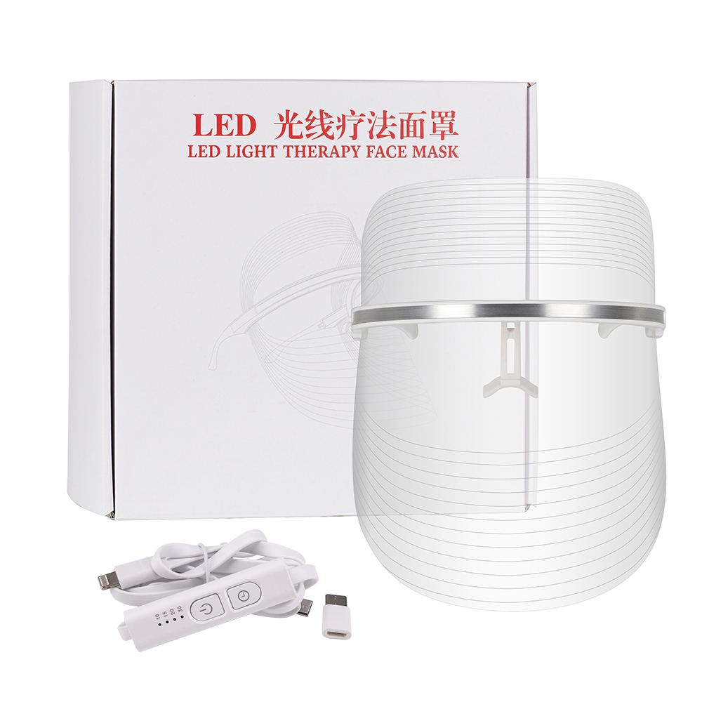 Face Neck LED Mask Anti-Wrinkle Device Acne Light Photon Rejuvenation Removal Spot Facial Skin Whitening Spa