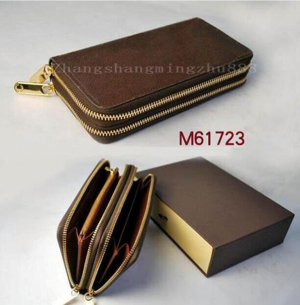 Double zipper Wallet Fashion Women Wallet Purse Clutch bag Classic Plaid Leather Men Long Wallet Card holder With Box, White plaid 
Double zipper Wallet Fashion Women Wallet Purse Clutch bag Classic Plaid Leather Men Long Wallet Card holder With Box, White plaid