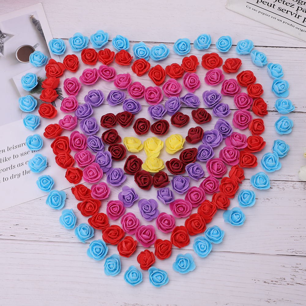 500pcs 2.5cm PE Mini Artificial Flowers for Home Wedding Decor Accessories Fake Foma Scrapbooking Bubble Bears Decorative Flower, Style8
500pcs 2.5cm PE Mini Artificial Flowers for Home Wedding Decor Accessories Fake Foma Scrapbooking Bubble Bears Decorative Flower, Style8