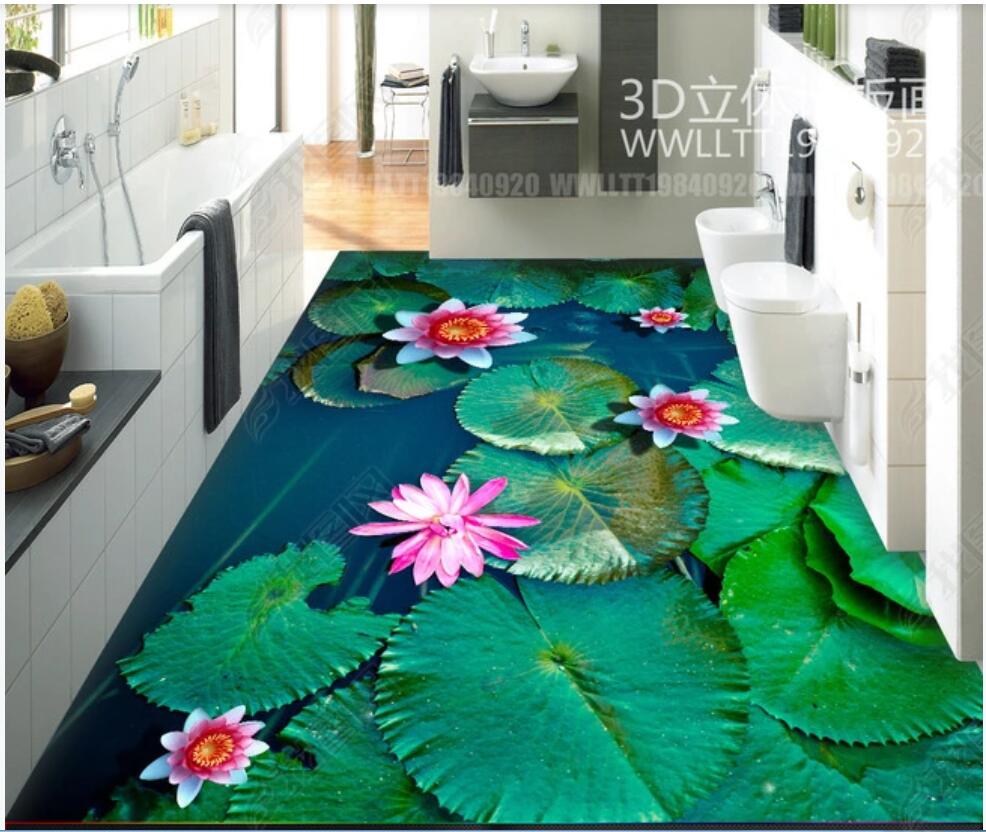 3d pvc flooring custom photo 3D floor painting of lotus lotus pond bathroom wall sticker self adhesive wallpaper 3d wall murals wallpaper, Picture shows
3d pvc flooring custom photo 3D floor painting of lotus lotus pond bathroom wall sticker self adhesive wallpaper 3d wall murals wallpaper, Picture shows