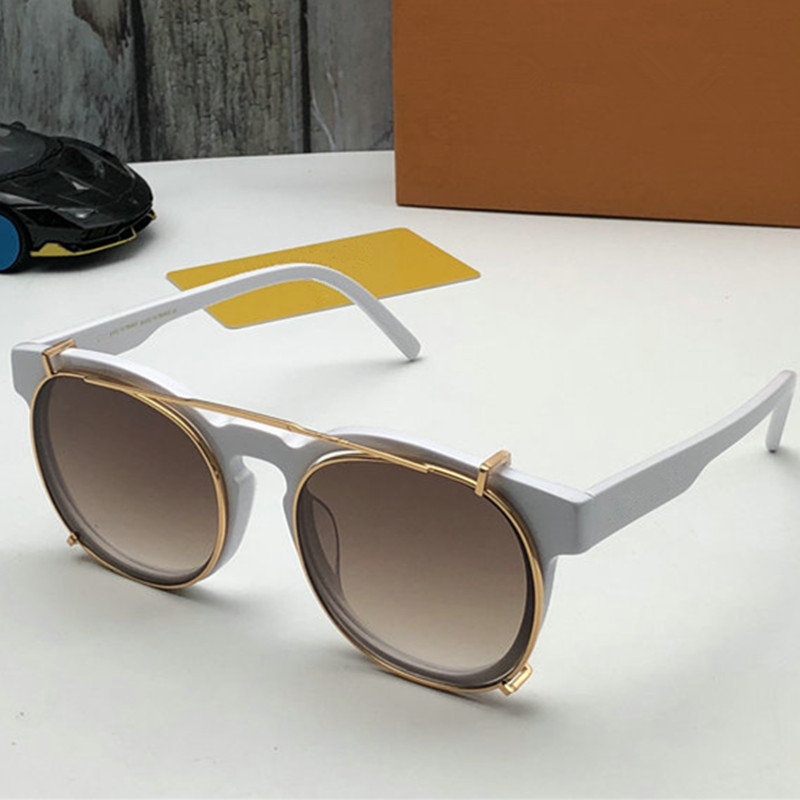 2019 New men brand designer sunglasses Millionaire Round frame vintage shiny gold summer UV400 lens style laser logo top quality Z1090E, White;black
2019 New men brand designer sunglasses Millionaire Round frame vintage shiny gold summer UV400 lens style laser logo top quality Z1090E, White;black