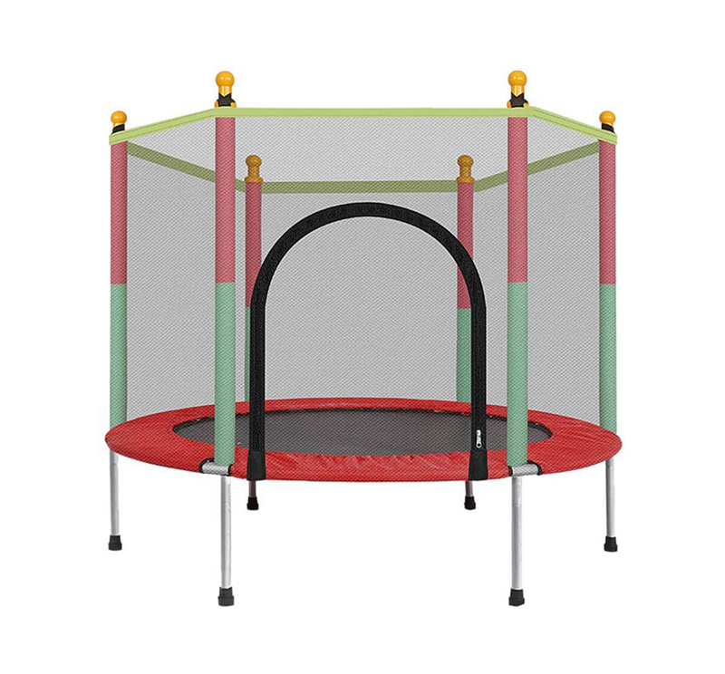 Kids Trampoline with Safety Enclosure Net Jumping Mat and Spring Cover Padding Can Load 442 lbs, for Kids Indoors and Outdoors
Kids Trampoline with Safety Enclosure Net Jumping Mat and Spring Cover Padding Can Load 442 lbs, for Kids Indoors and Outdoors