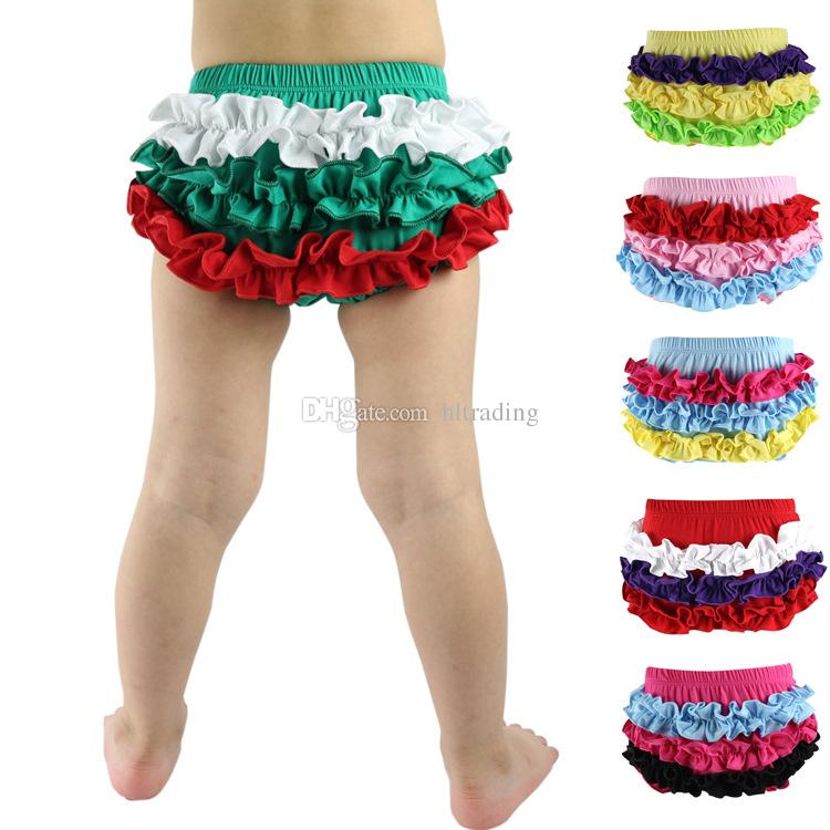 Baby Lace Shorts Newborn Infant ruffle PP Pants kids INS Panties 2019 Summer Bread shorts 28 colors briefs Kids Clothing C6238