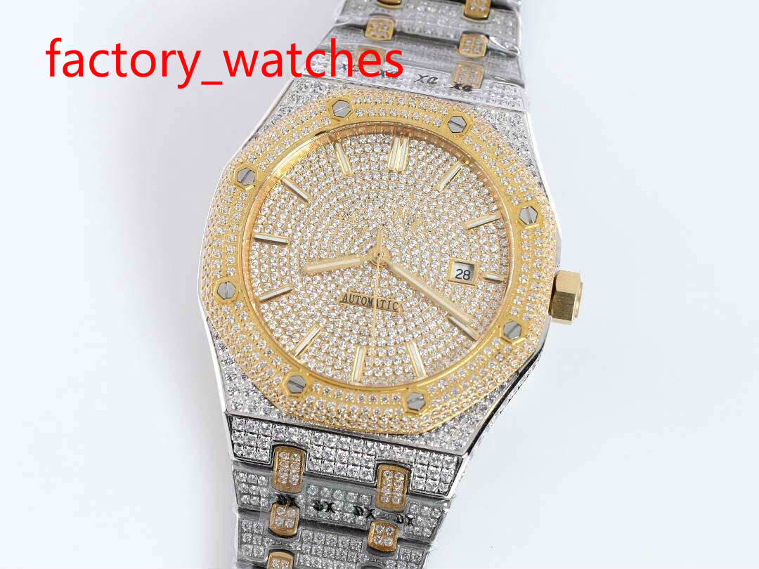 Full Diamond Watch Luxury Watch Iced Out Watch Automatic 42MM Men Silver Gold Two Tone Waterproof Stainless Set Diamond CZ
Full Diamond Watch Luxury Watch Iced Out Watch Automatic 42MM Men Silver Gold Two Tone Waterproof Stainless Set Diamond CZ