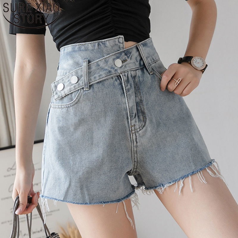 2020 Summer New Simple High Waist Shorts Women Blue Jean Denim Shorts for Women Wide Leg Vintage Irregular Female 8942 50
2020 Summer New Simple High Waist Shorts Women Blue Jean Denim Shorts for Women Wide Leg Vintage Irregular Female 8942 50