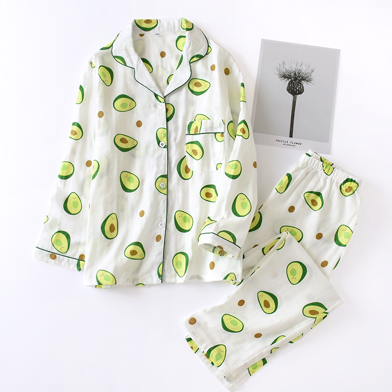 Cute Pajamas Set 100% Gauze Cotton Shirt+Pants 2Pcs Suits Men Women Couple Sleepwear Nightgown Lover Yukata Household Wear mujer, Style 1
Cute Pajamas Set 100% Gauze Cotton Shirt+Pants 2Pcs Suits Men Women Couple Sleepwear Nightgown Lover Yukata Household Wear mujer, Style 1