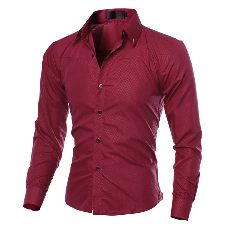 Newly Men Casual Shirts Fashion Long Sleeves Shirt Business Slim Tops Mens Clothing DO99, Black
Newly Men Casual Shirts Fashion Long Sleeves Shirt Business Slim Tops Mens Clothing DO99, Black