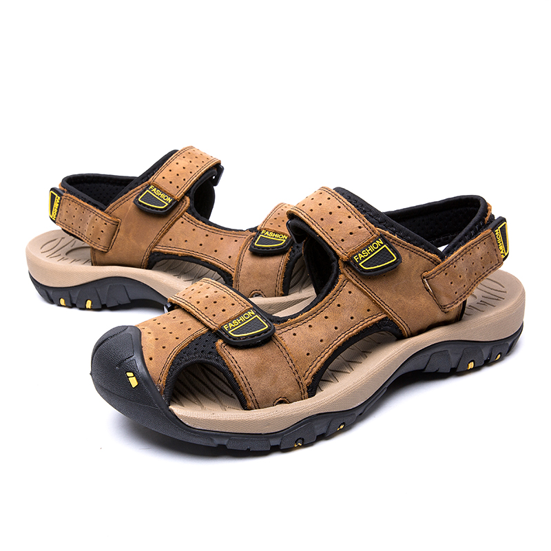 Hot Sale-Men's Genuine Fashion Summer Outdoor Beach Casual Shoes Breathable Comfortable Sandalias Hombres, Black
Hot Sale-Men's Genuine Fashion Summer Outdoor Beach Casual Shoes Breathable Comfortable Sandalias Hombres, Black