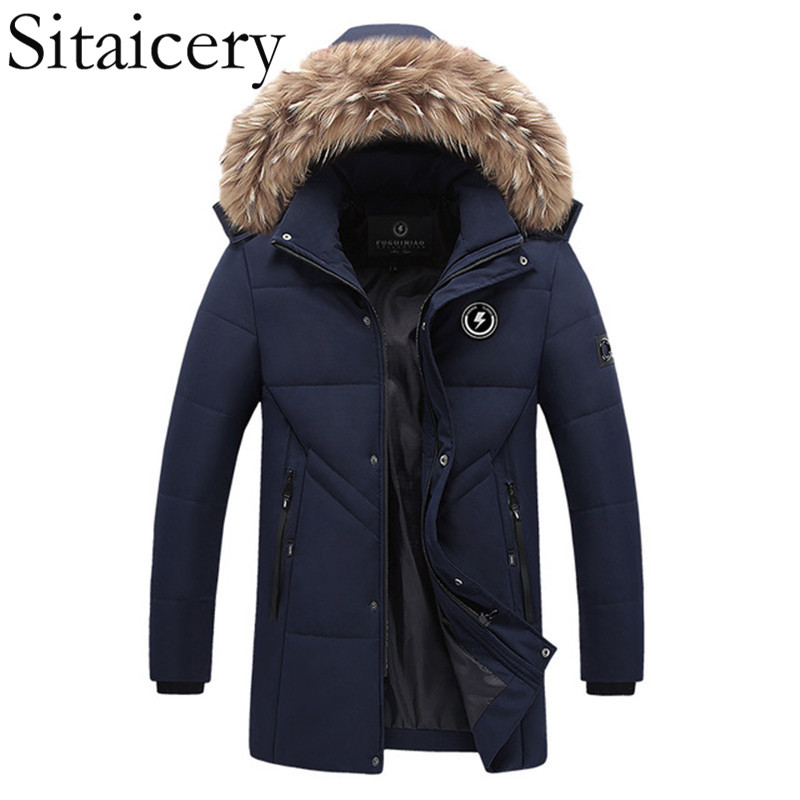 Sitaicery 2019 Hot Fashion Hooded Winter Coat Men Thick Warm Men's Down Jacket Father's Gift Parka Waterproof Down Coat Overcoat, 2 pcs hats
Sitaicery 2019 Hot Fashion Hooded Winter Coat Men Thick Warm Men's Down Jacket Father's Gift Parka Waterproof Down Coat Overcoat, 2 pcs hats