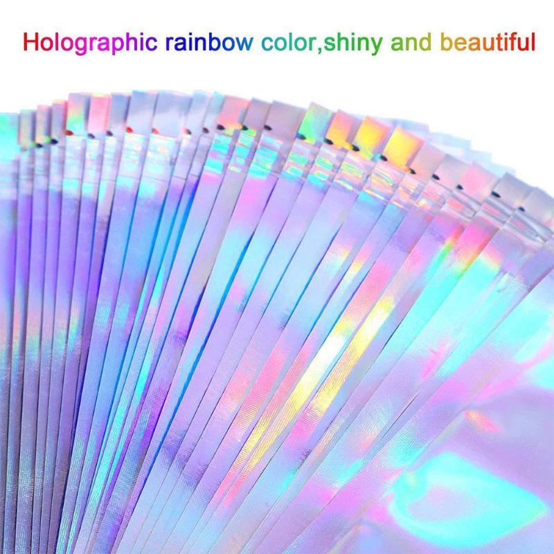 100pcs 4 Sizes Flat Bath Salt Cosmetic Bag Lock Clear Mini Holographic One Laser Foil Bags Thick Side Zip Aluminum C9C9
100pcs 4 Sizes Flat Bath Salt Cosmetic Bag Lock Clear Mini Holographic One Laser Foil Bags Thick Side Zip Aluminum C9C9