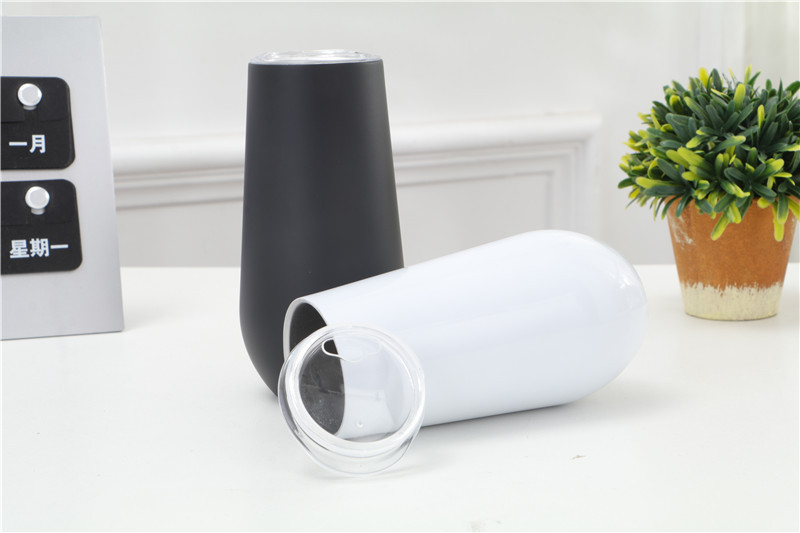 6oz Egg Cup Stainless Steel Champagne Wine Glasses Vacuum Insulated Tumbler With Lid Many Colors For Choose