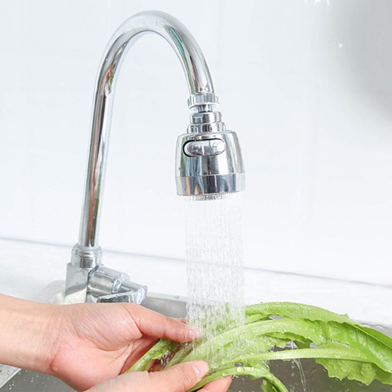 

Kitchen Faucet Stainless Steel Splash-Proof Save Water Device Universal Tap Shower Water 360 Degrees Rotatable Filter Sprayer
