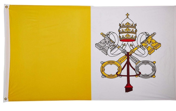 Vatican Flag 3x5FT 150x90cm Polyester Printing Indoor Outdoor Hanging Hot Selling National Flag With Brass Grommets Free Shipping
Vatican Flag 3x5FT 150x90cm Polyester Printing Indoor Outdoor Hanging Hot Selling National Flag With Brass Grommets Free Shipping