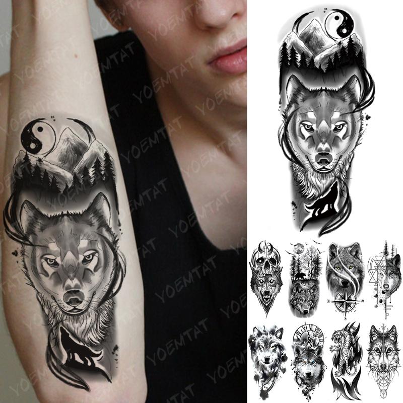 Waterproof Temporary Tattoo Sticker Tiger Wolf Mountain Flash Tattoos Yin And Yang Body Art Arm Fake Sleeve Tatoo Women Men
Waterproof Temporary Tattoo Sticker Tiger Wolf Mountain Flash Tattoos Yin And Yang Body Art Arm Fake Sleeve Tatoo Women Men