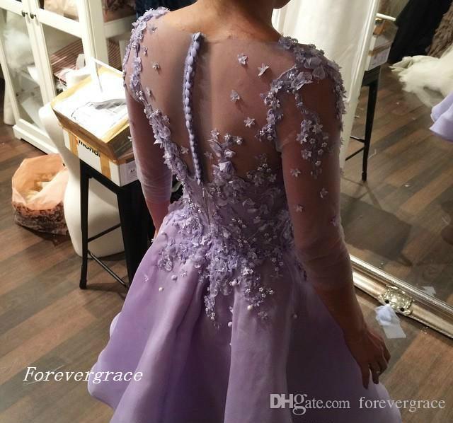 2019 Cheap Short Three Quarter Sleeve Cocktail Dress Fashion With Appliques Club Wear Homecoming Party Dress Plus Size Custom Make