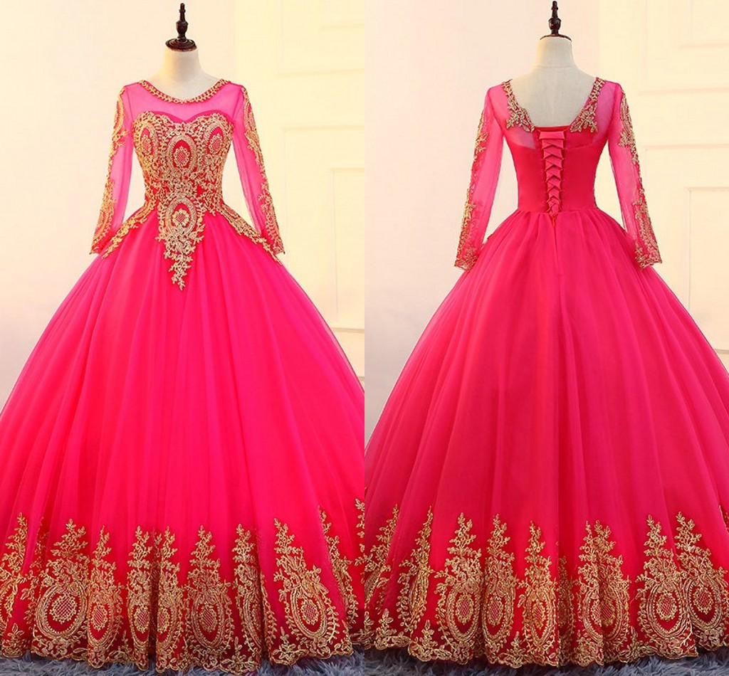 Gold Applique Lace New Prom Dresses Ball Gowns ogstuff 2020 Illusion Long Sleeve Evening Dress Jewel Corset Back Sweet 16 Dress Vestidos De, Pink
Gold Applique Lace New Prom Dresses Ball Gowns ogstuff 2020 Illusion Long Sleeve Evening Dress Jewel Corset Back Sweet 16 Dress Vestidos De, Pink