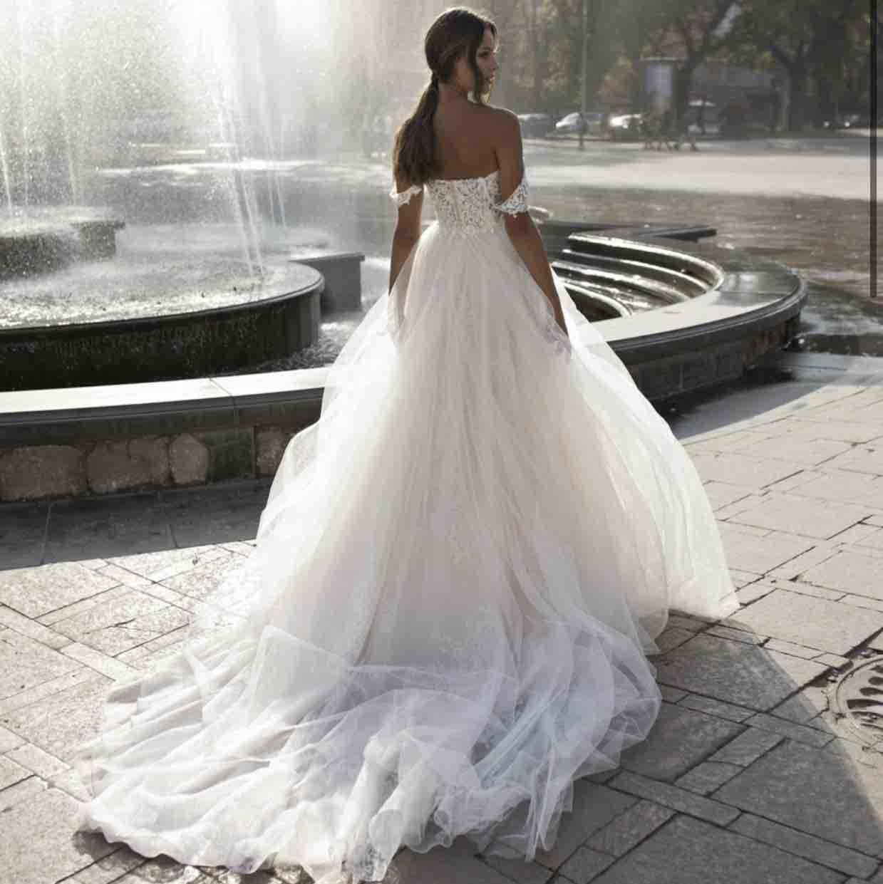 bohemian a line wedding dress off the shoulder lace appliqued country beach boho bridal gowns
