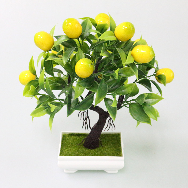 Flone Artificial Plastic Plants Yellow Foam Fruit Tree Simulation Plant Mini Potted For Home Party Office Coffee Table Decor 
Flone Artificial Plastic Plants Yellow Foam Fruit Tree Simulation Plant Mini Potted For Home Party Office Coffee Table Decor