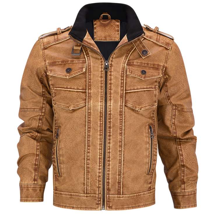 New design mens jacket PU Leather Jackets mens coats Vintage male Lightweight Outwear Plus Size Hot Sale
New design mens jacket PU Leather Jackets mens coats Vintage male Lightweight Outwear Plus Size Hot Sale