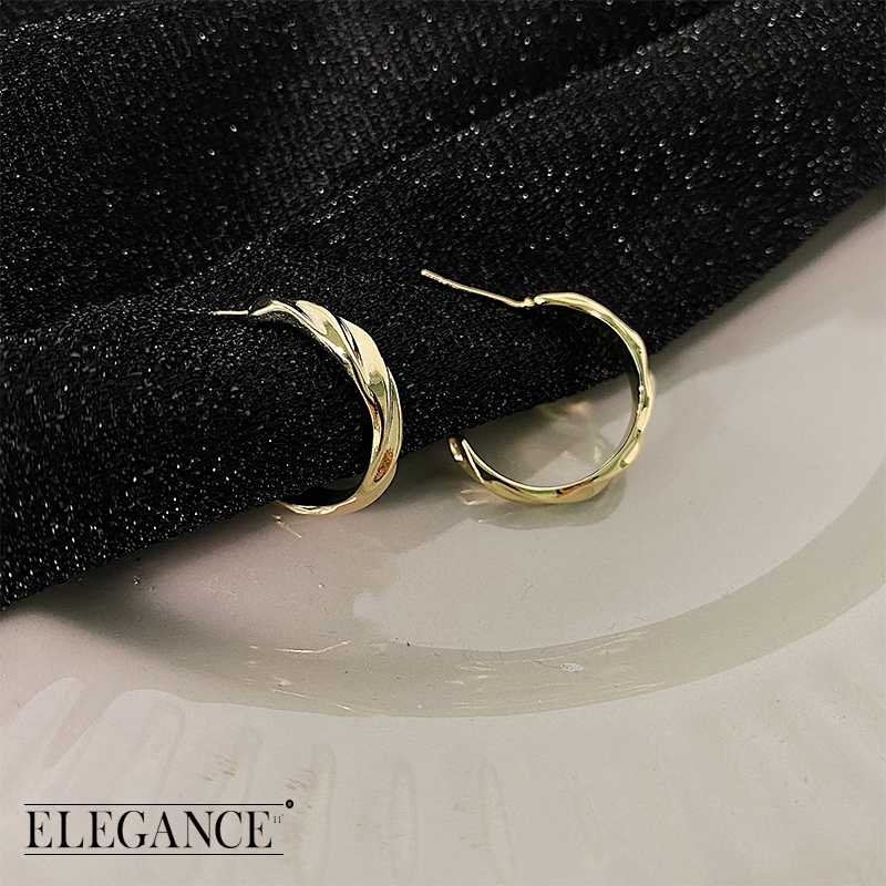 Hoop & Huggie Half Round Earrings Female Korean Version Of The Simple Twisted Metal Cold Wind Matte Texture Girlfriend Gift
Hoop & Huggie Half Round Earrings Female Korean Version Of The Simple Twisted Metal Cold Wind Matte Texture Girlfriend Gift