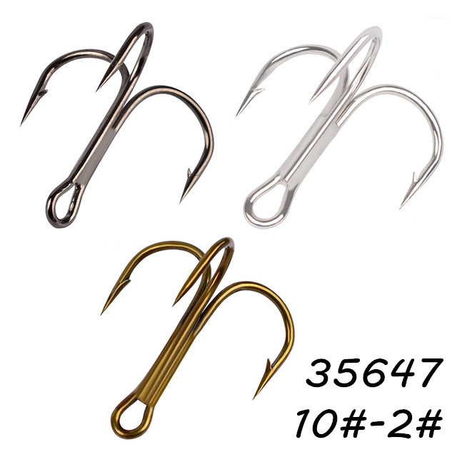 50pcs/lot 5 Sizes 10#-2# Triple Anchor Hook High Carbon Steel Fishing Hooks Pesca Carp Fishing Tackle BLU_133
50pcs/lot 5 Sizes 10#-2# Triple Anchor Hook High Carbon Steel Fishing Hooks Pesca Carp Fishing Tackle BLU_133
