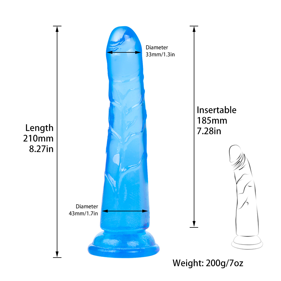 Erotic Soft Jelly Dildo Realistic Anal Dick Bullet Vibrator Strapon Big Penis Suction Cup Products for Adults Sex Toys for Woman Y200422