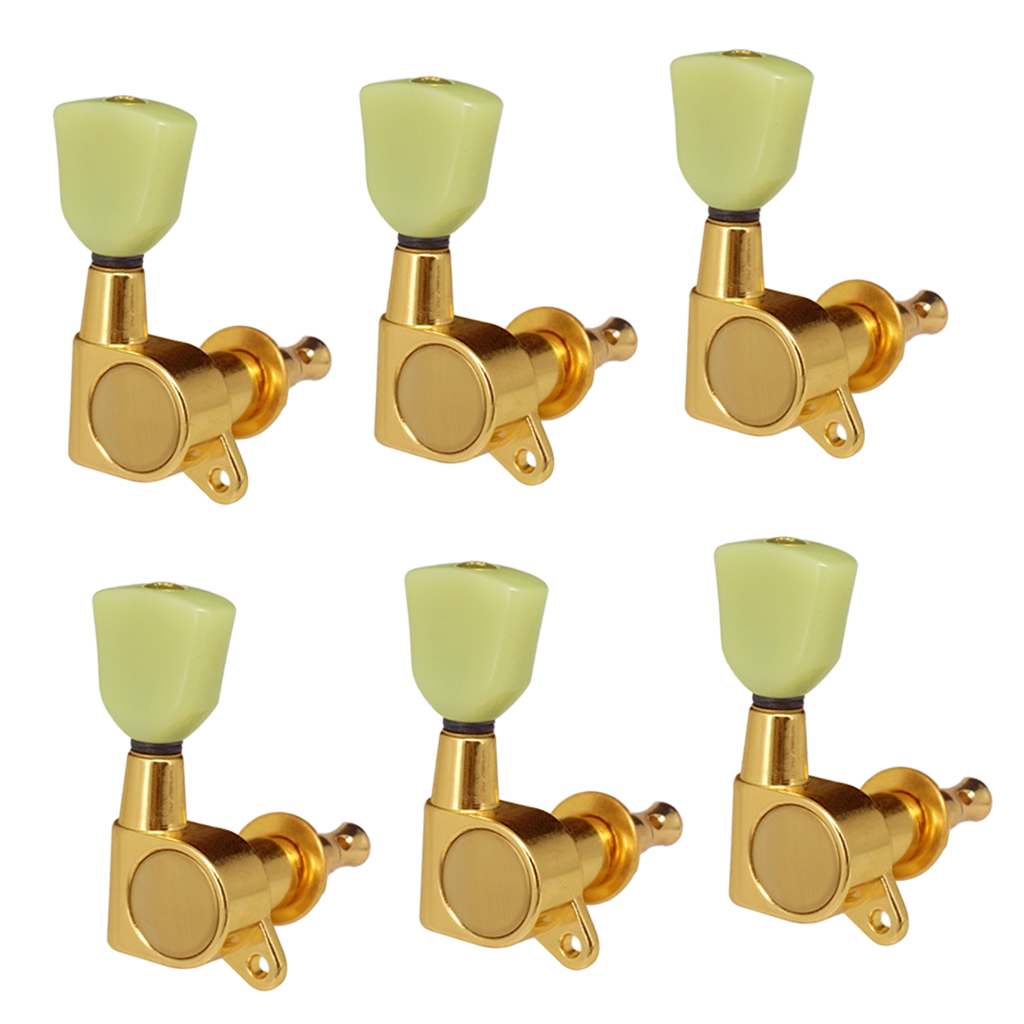 Vintage Gold 6 Pieces Closed Iron Electric/Acoustic Guitar Tuning Pegs Tuners Tuning Keys 6R
Vintage Gold 6 Pieces Closed Iron Electric/Acoustic Guitar Tuning Pegs Tuners Tuning Keys 6R