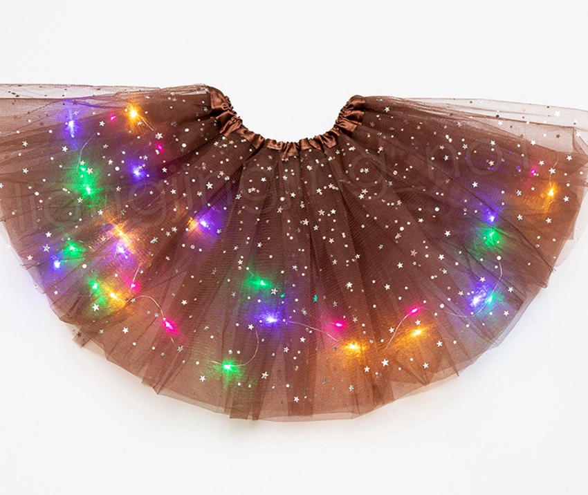 14styles kids LED dress with lights star Sequin Tutu summer puffy luminous girl dresses for stage performance Party Gauze skirt FFA3713A, As pic;without battery
14styles kids LED dress with lights star Sequin Tutu summer puffy luminous girl dresses for stage performance Party Gauze skirt FFA3713A, As pic;without battery