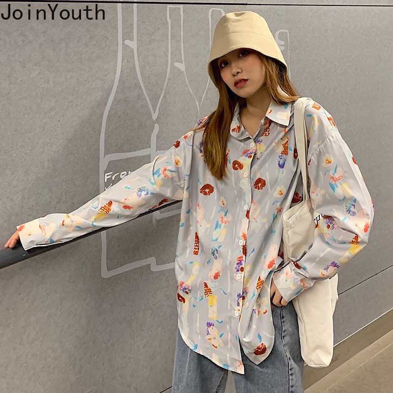 Joinyouth Vintage Printing Causal Blouse Shirt 2020 Spring New Long Sleeve Women Tops Korean Loose Blusas Feminimos 59374, Light grey
Joinyouth Vintage Printing Causal Blouse Shirt 2020 Spring New Long Sleeve Women Tops Korean Loose Blusas Feminimos 59374, Light grey