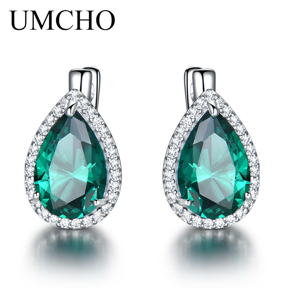 Umcho Green Emerald Gemstone Clip Earring 925 Sterling Silver Earrings For Women New Fashion Oval Birthstone Fine Designer Earrings
Umcho Green Emerald Gemstone Clip Earring 925 Sterling Silver Earrings For Women New Fashion Oval Birthstone Fine Designer Earrings