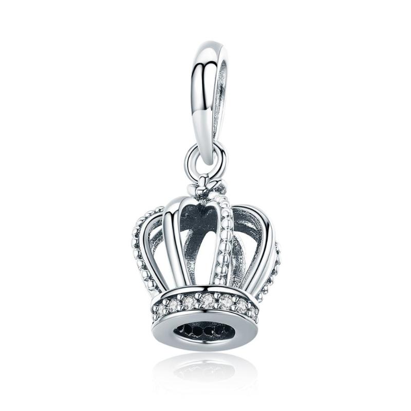 Hot Real 925 Sterling Silver Princess Crown Clear CZ Pendant Fashion Charms Fit Bracelets & Necklaces Chain Fine Jewelry SCC781
Hot Real 925 Sterling Silver Princess Crown Clear CZ Pendant Fashion Charms Fit Bracelets & Necklaces Chain Fine Jewelry SCC781