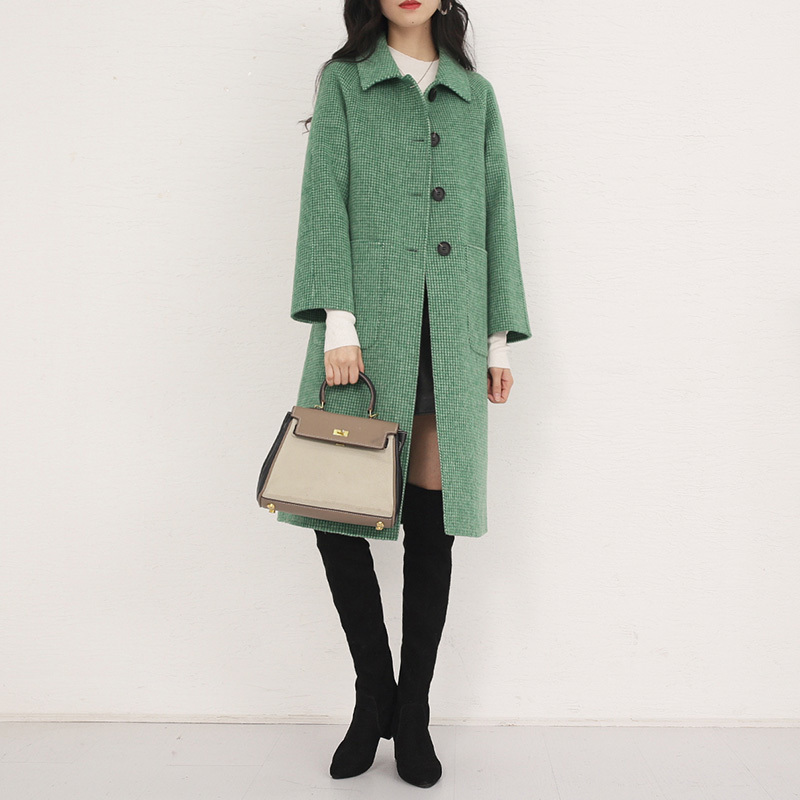 Spring Autumn Jacket Women Clothes 2020 Korean Long Wool Coat Casual Elegant Female Woolen Coats Outerwear JLF-2583 ZT2476, Green
Spring Autumn Jacket Women Clothes 2020 Korean Long Wool Coat Casual Elegant Female Woolen Coats Outerwear JLF-2583 ZT2476, Green
