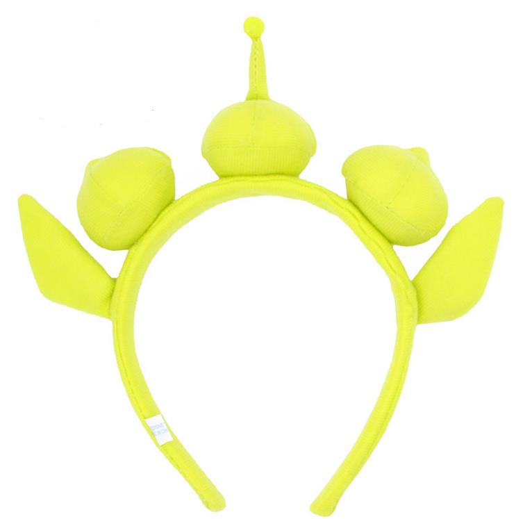 Alien Monster Headband Plush Eyeball Robot Hairband Adult Children Halloween Party Cosplay Accessories Novelty Cute Gift green
