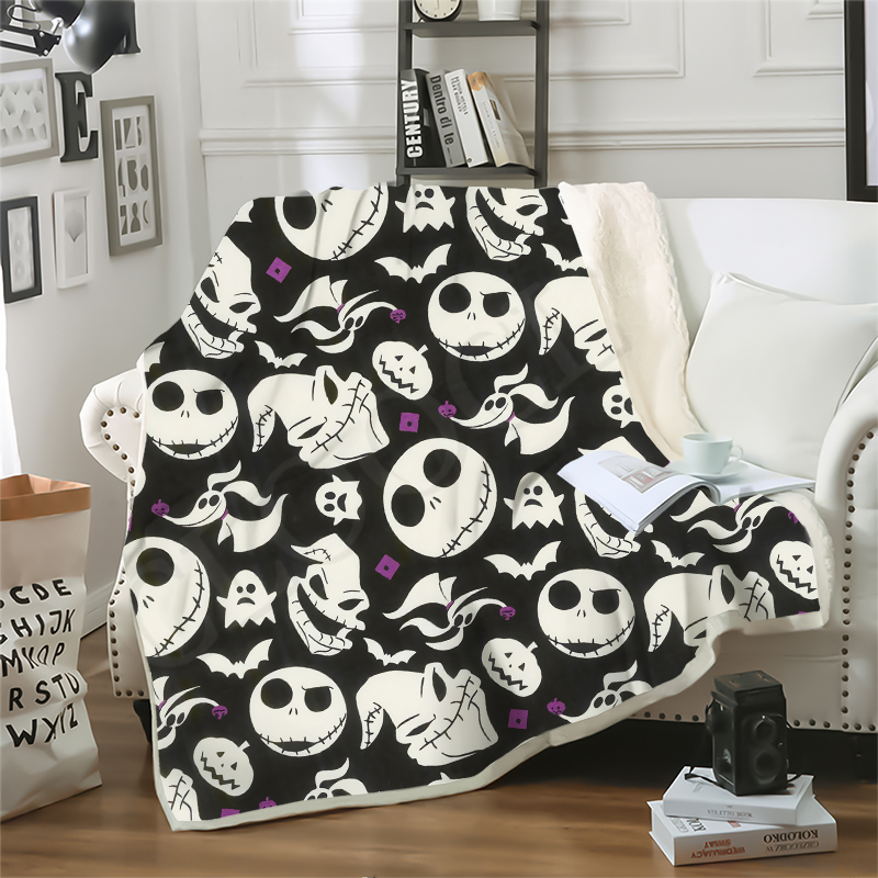 Jack Skellington Blankets 3D Print Double Layer Blanket The Nightmare Before Blanket Sofa Travel Throw Blankets Teens Bedding
Jack Skellington Blankets 3D Print Double Layer Blanket The Nightmare Before Blanket Sofa Travel Throw Blankets Teens Bedding