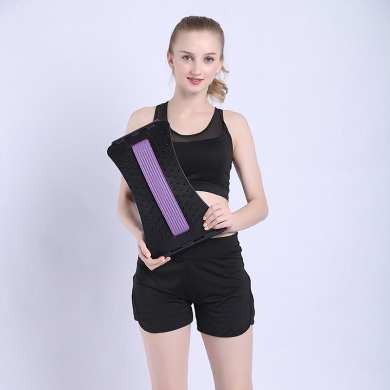 Back Stretching Board Prevention Lumbar Disc Stretcher Stretching Device Waist Neck Relax Mate Pain Relief Chiropractic